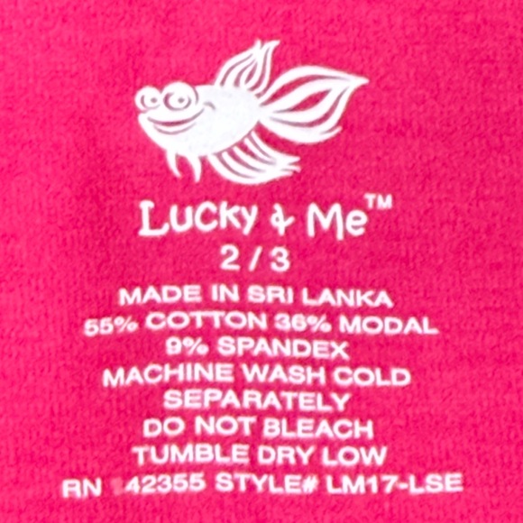 Lucky & Me pink long sleeves dress - Picture 3 of 3